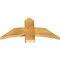 Ekena Millwork Bellingham Rough Sawn Timber Gable Bracket, Western Red Cedar, 36"W x 18"H x 2"D x 6"F, 12/12 Pitch GBW036X18X0206BEL00RWR - alternate 2